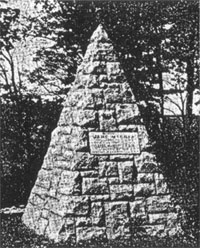 Monument near the spot where Jane McCrea was killed.